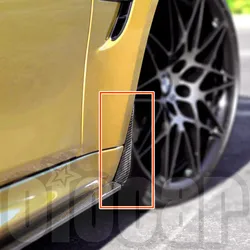 oiomotors Dry Carbon Fiber Front Splash Guards Arch Guards Mud Flaps for BMW F80 M3 F82 F83 M4