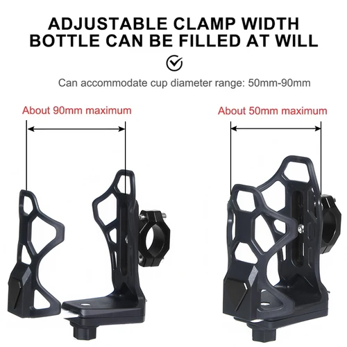 Imagen 2 del producto Accesorios para portabotellas de motocicleta para Bmw R1250gs R1200gs R1300gs R1250/R1200 GS 1250/1200 LC ADV F800gs F750gs portavasos