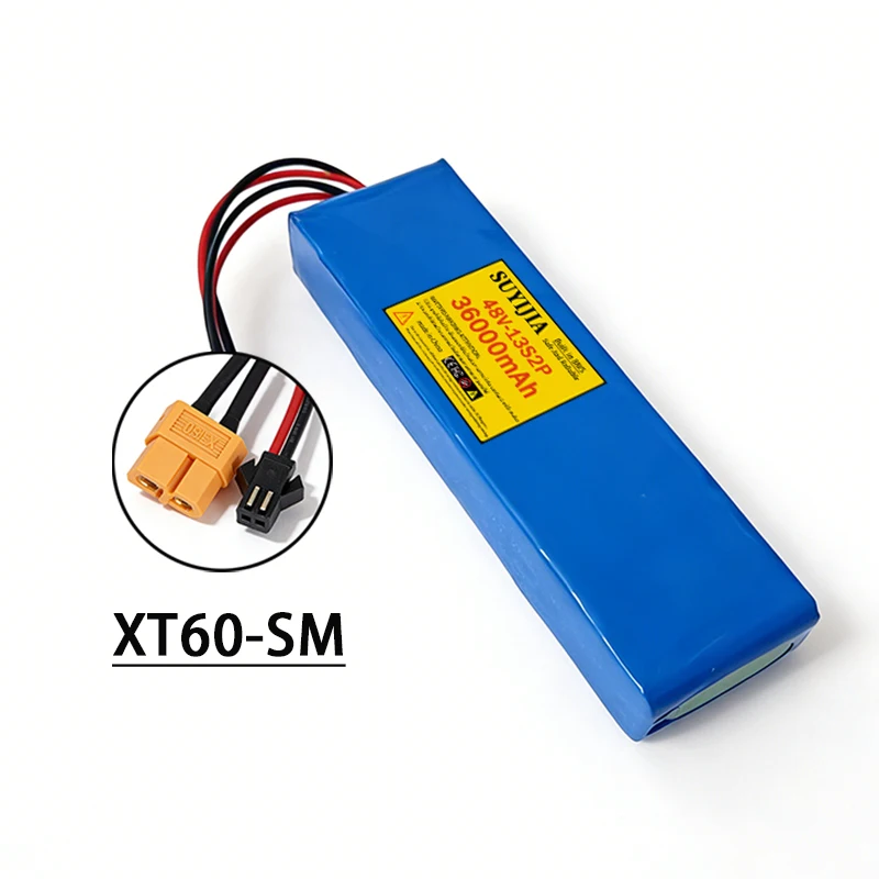48V-13S2P 36000mAh new18650 lithiumbatterijpakket met ingebouwde 13S2P BMS-beschermingsplaat geschikt voor elektrische scooterbatterijen