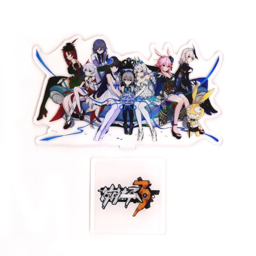 Honkai Impact Benghuai Collapse 3 Reburn Kaslana Kiana Kallen acrylic standee figurines desk decoration cake topper anime