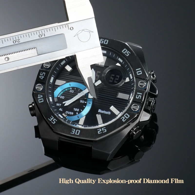 For Casio ECB-10 Special Model Protective Film ECB-10 Tempered Film Explosion-Proof Film ECB-10 Watch Scratch Resistant Film