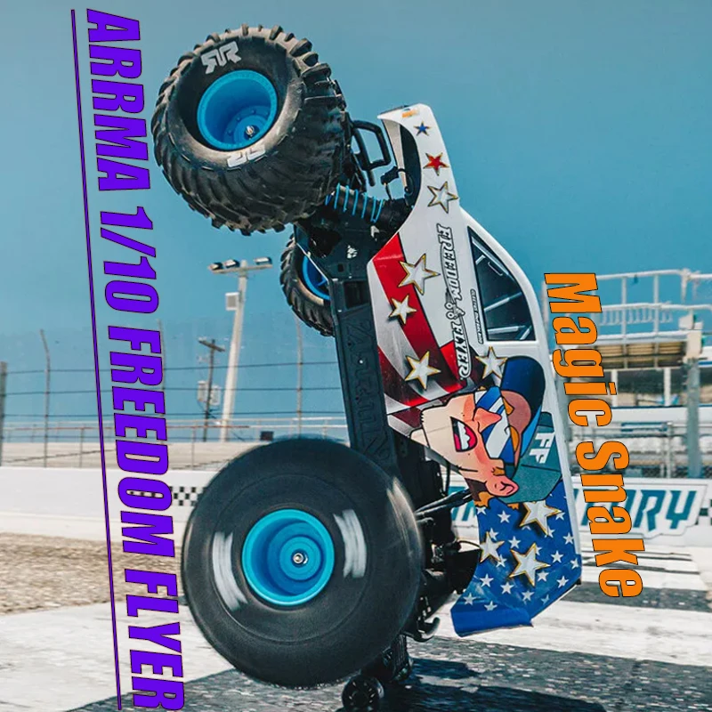ARRMA 1/10 FREEDOM FLYER Magic Snake Brushless Rear Wheel Drive All Terrain Tire Remote Control Electric Off-Road Vehicle