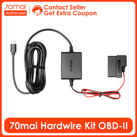 70mai Hardwire Kit OBD II Tpye-C USB-C interface for 70mai 4K Dash Cam A810 / Omni X800 / X200 / Dash Cam A510 / M500 / M310