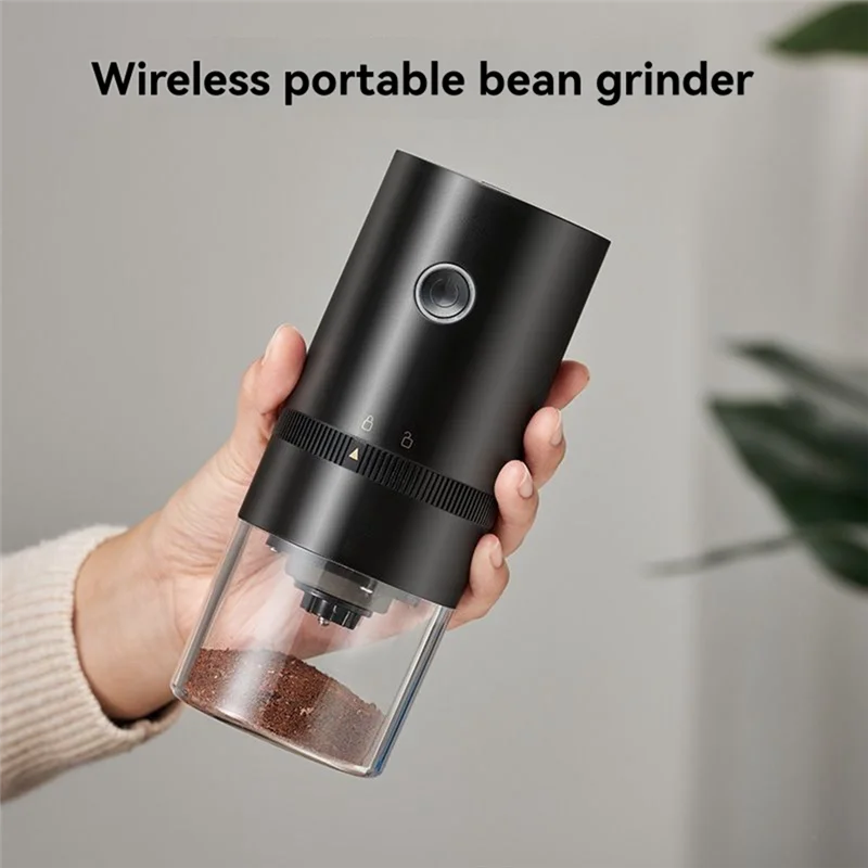 

B58B-With Fast Grinding With LED Display Electric Coffee Grinder LED Display Cordless For Travel, Camping, Office