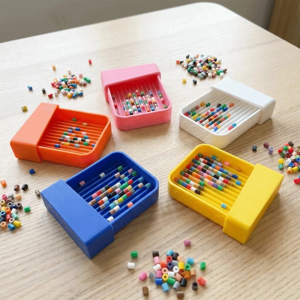 3D Printing Fuse Beads Picking Tray Efficient 2.6mm Bead Sorting Tray DIY Save Time Fuse Beads Aligner Tray Arts Crafts