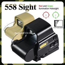 E*t*ch 553 556 558 Holographic Red Green Dot Sight Hunting Red Dot Reflex Scope Collimator 20mm QD Rail