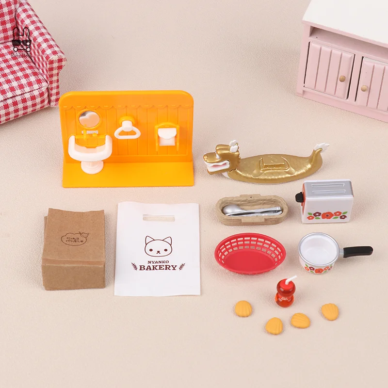 

Миниатюрная машина для кукольного домика, кухонный нож для еды, мусорная корзина, столовый автомобиль, кухонные аксессуары для декора