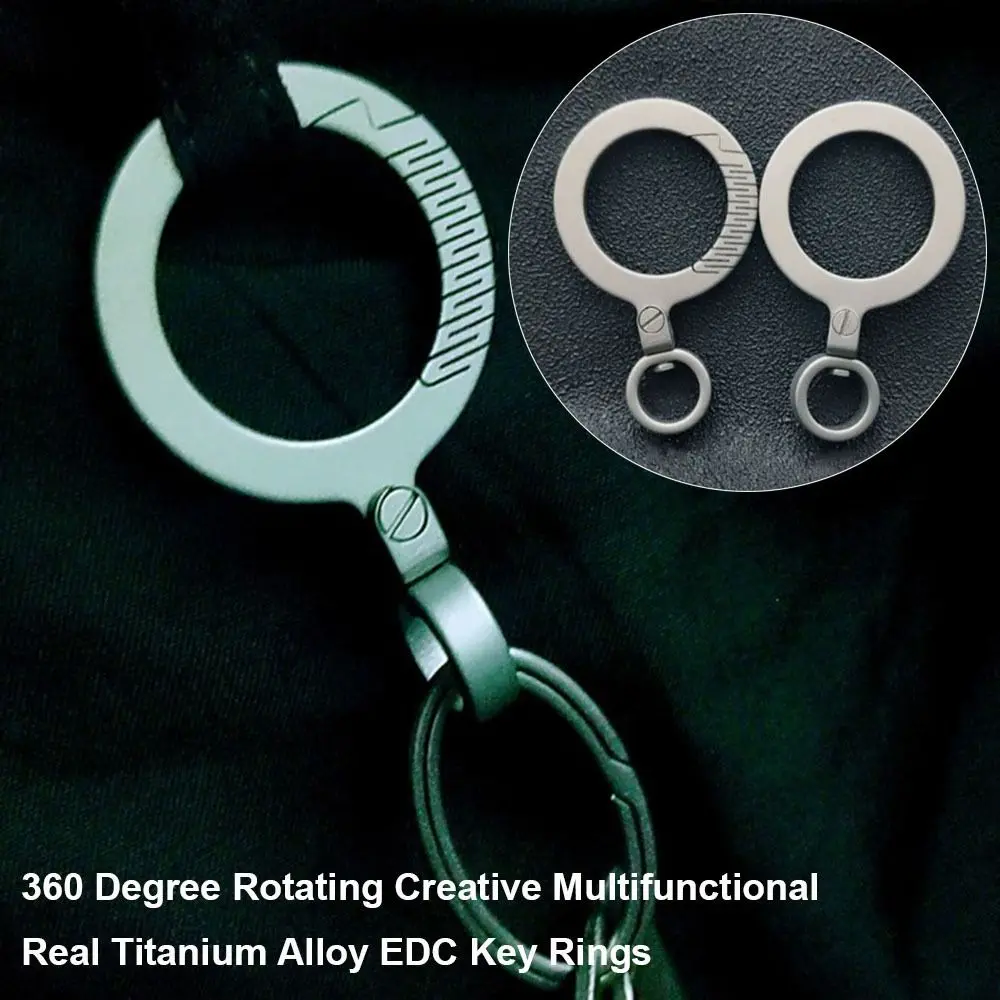 

Настоящий титановый сплав, титановый сплав, EDC брелоки, супер легкий, многофункциональный, подвесной брелок на талии, пряжка, 2 стиля