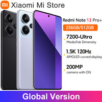 Global Version Xiaomi Redmi Note 13 Pro Plus 5G 200MP OIS Camera 120Hz 1.5K Curved Display MediaTek Dimensity 7200-Ultra IP68