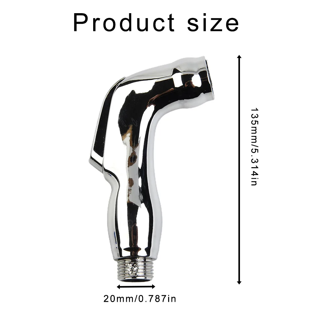 

Насадки для душа Спрей для биде Ванная комната Набор для распыления душа Ручная гигиеническая насадка для душа из ПУ/АБС-пластика Биде Серебристый