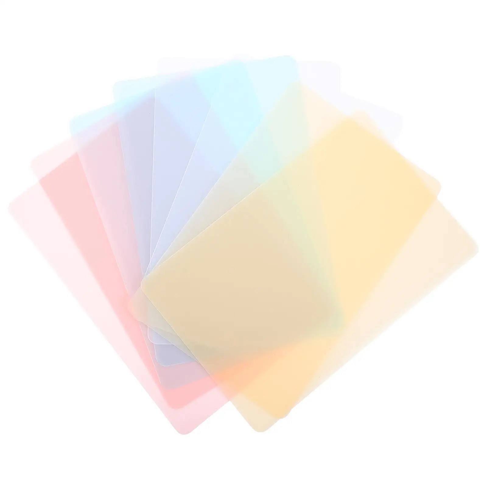 8 Pcs Clay Pad Set Plasticine Board DIY Tools PP Material Lightweight Durable Pottery Sculpture Supply Yellow Red Blue White