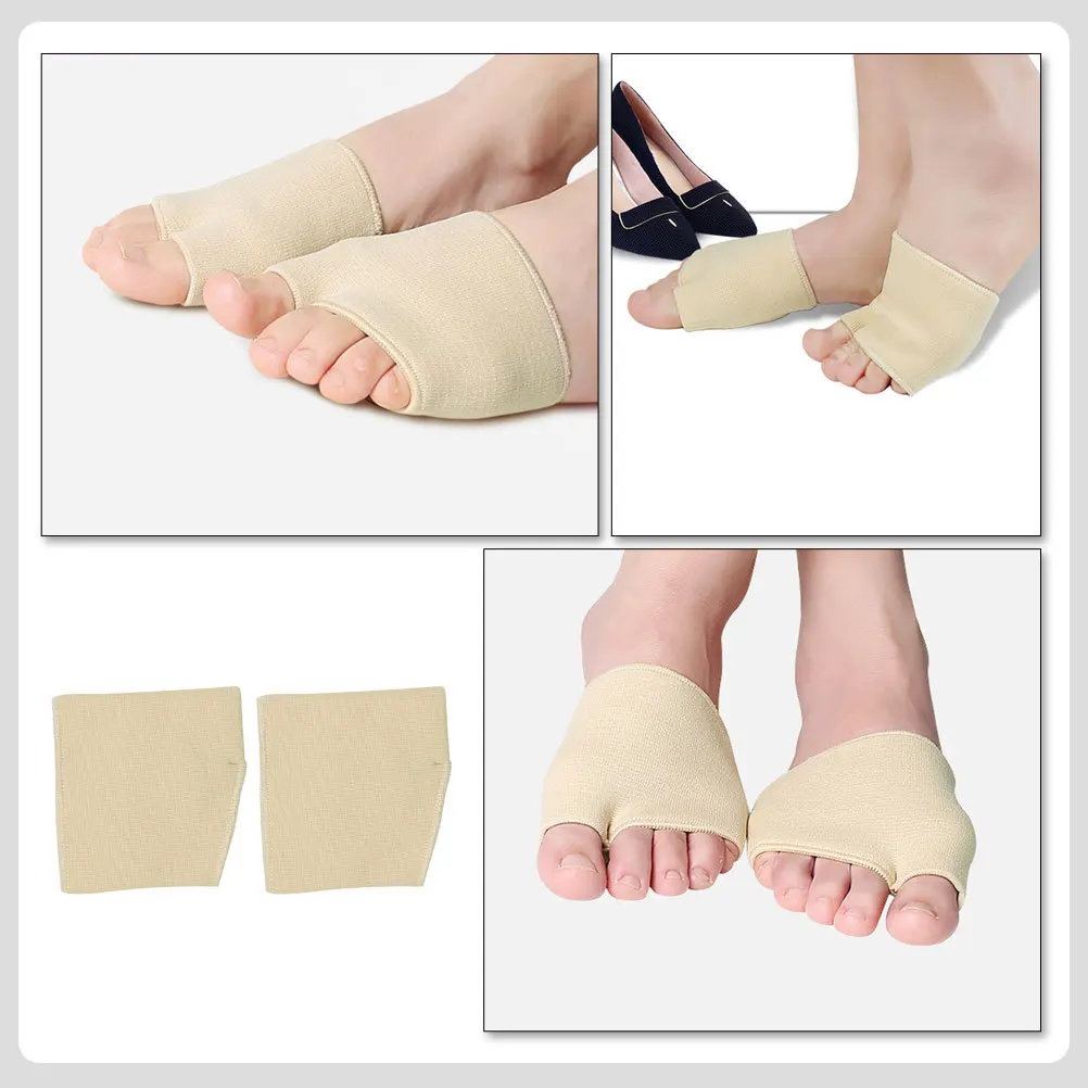 

2 Pcs Forefoot Pad Metatarsal Felt U-shaped Pads Shoe Heels Cushion High Women Cushions Insoles