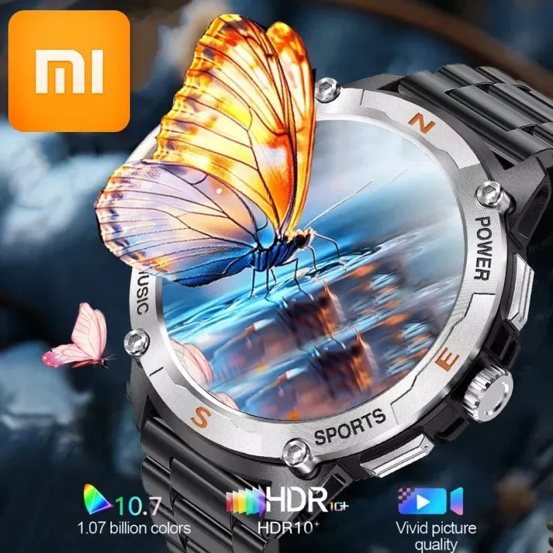 

Смарт-часы Xiaomi GPS для женщин и мужчин, 1,43-дюймовый AMOLED-экран, всегда времени, пульсометр, спортивные водонепроницаемые умные часы для спорта на открытом воздухе, BT Call