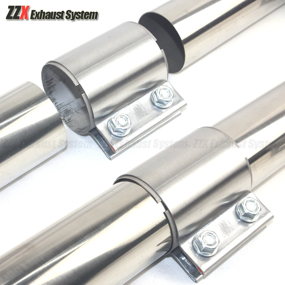 اكسسوارات السيارات خمار ماسورة العادم اتصال المشبك 304 الفولاذ المقاوم للصدأ اتسعت المشابك الأنابيب اتصال المشابك لأودي Gti R32