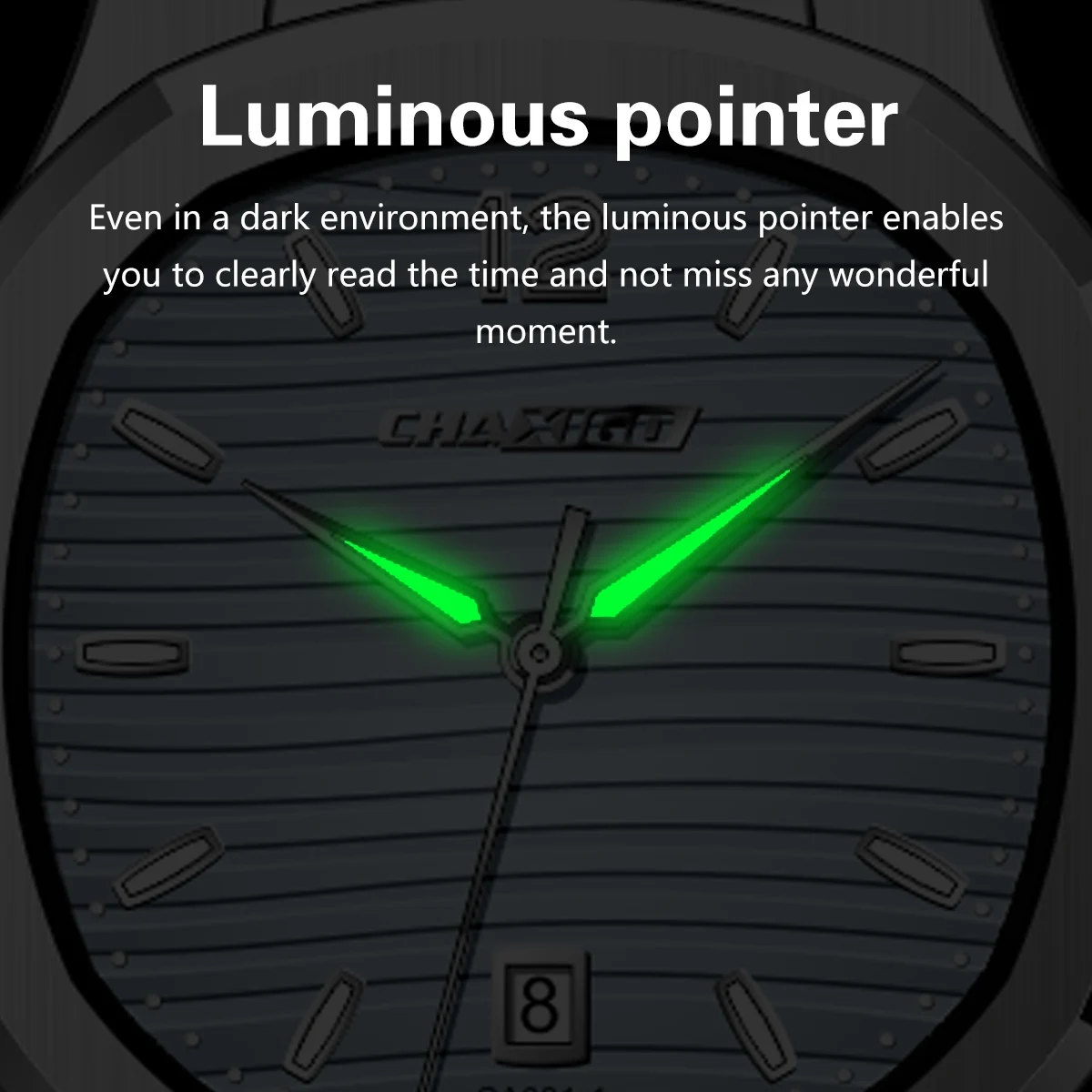 CHAXIGO Męski Klasyczny Zegarek Biznesowy z Paskiem ze Stali Nierdzewnej, Mechanizm Kwarcowy, Szkło Mineralne, Wodoodporność 30m, Zegarek Wielostylowy