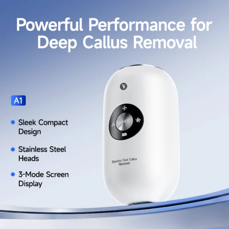 

Electronic Rechargeable Foot Dead Skin Electric Eliminator electric File for Dry Rough Skin & Cracked Heels Feet with 3 Speeds