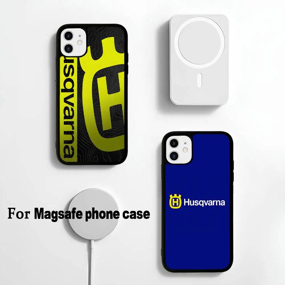 H-Husqvarnas Logo Magnetic For Magsafe Phone Case For iPhone 17 Air 16 Pro Max 15 14 13 12 11 Protective Cover view 6