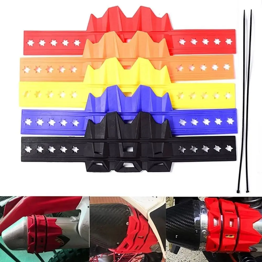 Heat-resistant Anti-scratch Motorcycle Exhaust System Exhaust Muffler Silence Exhaust Pipe Guard Motorcycle Exhaust Protector