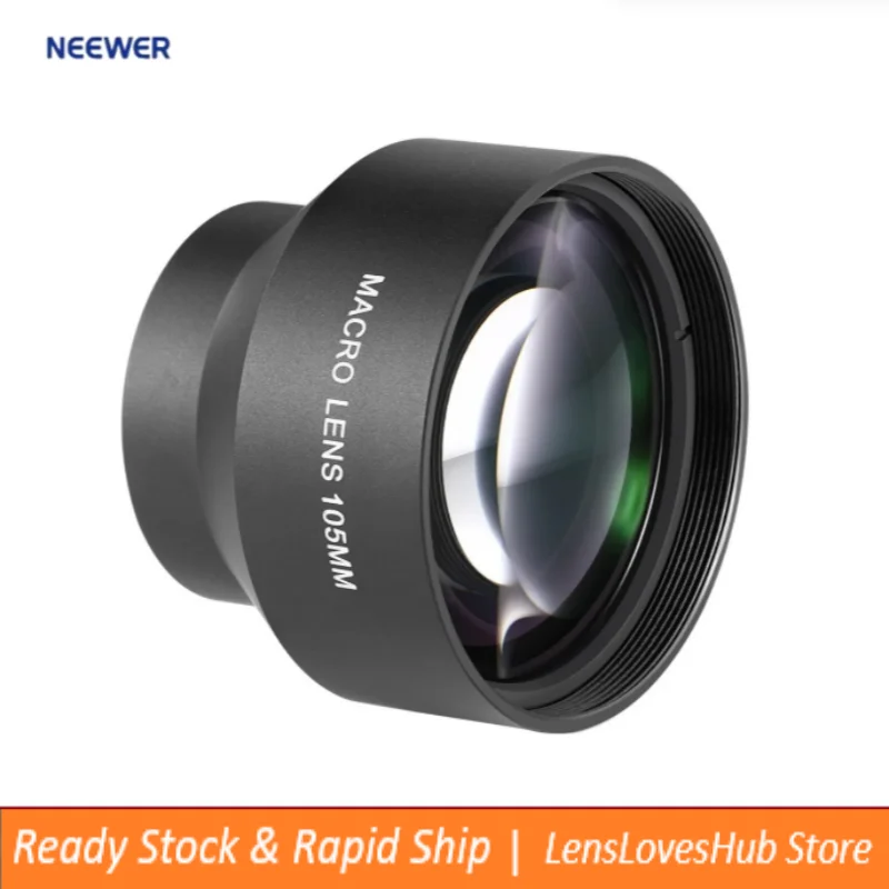 

NEEWER HD 105mm Macro Lens mobile phone lens Only for 17mm Thread Backplate For iPhone Samsung Xiaomi Phone Cage