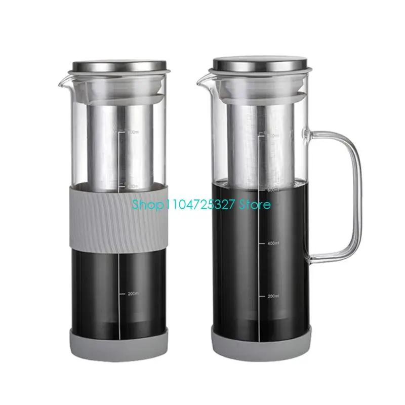 D8KF Refreshing Cold Brew Coffee Machine with Glass Handle for Home Use