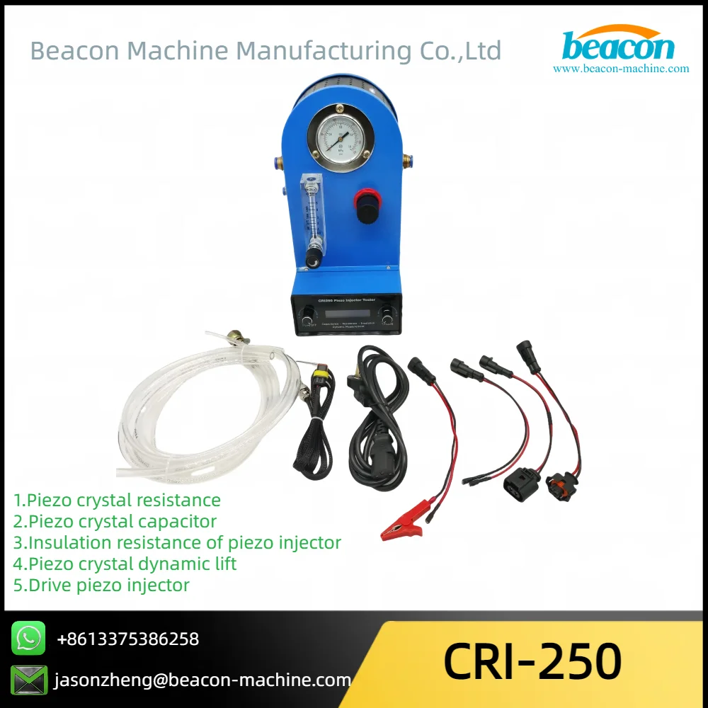 Recommend Common Rail Piezo Injector Tester CRI250 For Siemens VDO Injector With AHE Dynamic Lift Stroke Measuring Tools