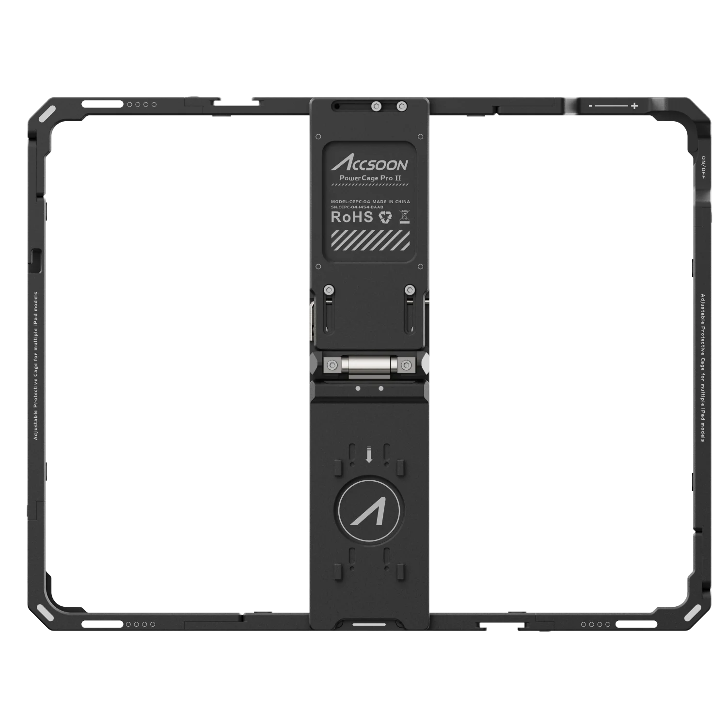 Accsoon iPad PowerCage Ⅱ iPad Rabbit Cage NP-F Battery Plate Adapter Charging Module Can Be Matched  Seemo