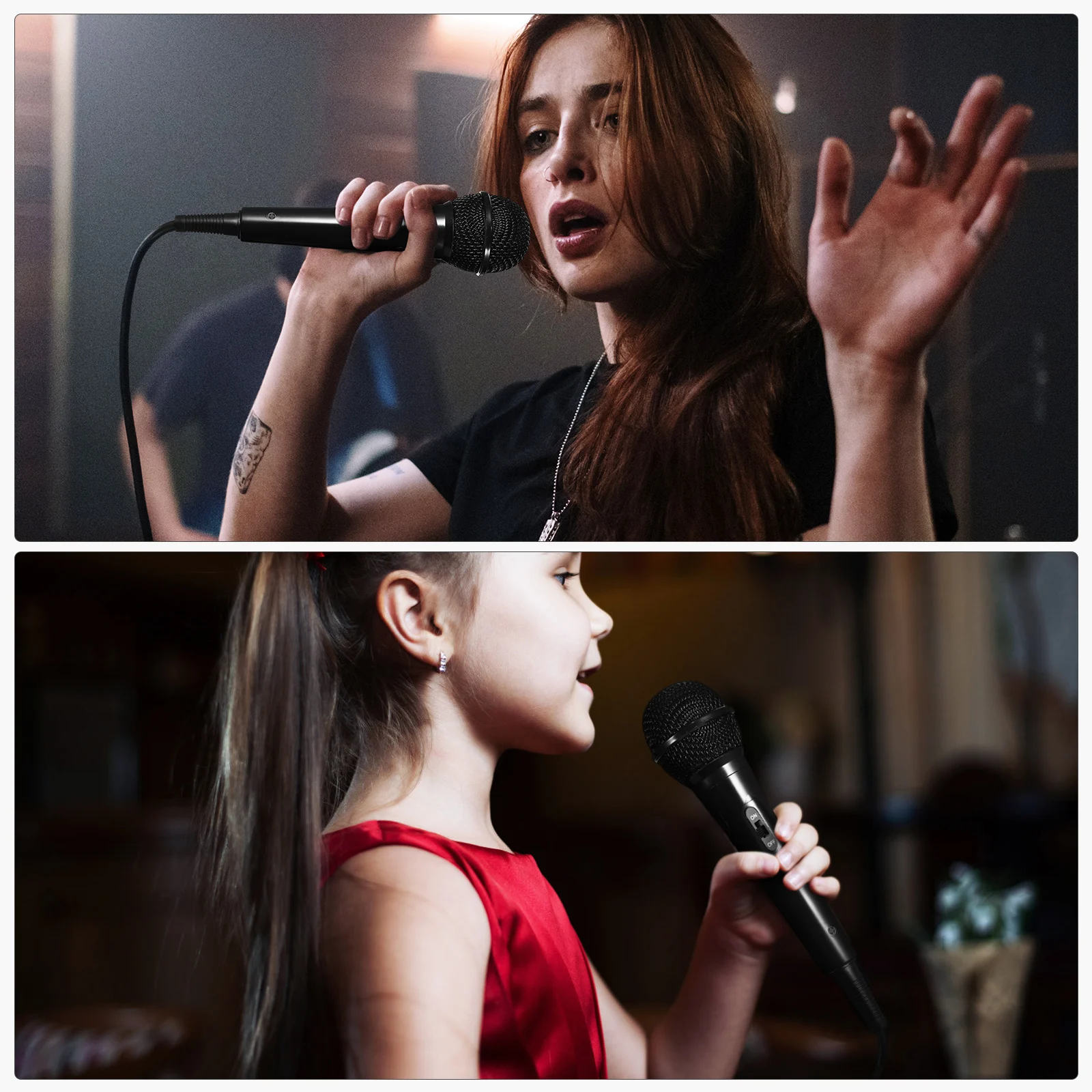 

Wired Microphone for Public Speaking Wireless Dynamic Handheld Plastic Vocal Singing Karaoke