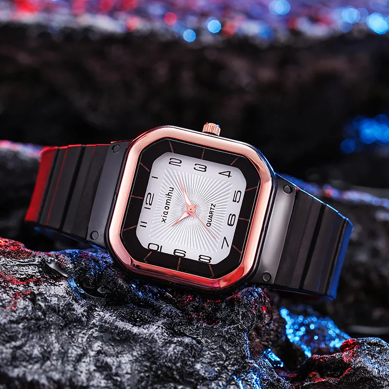 UTHAI BK53 Fashion Women watch square silicone student couple watches simple quartz watch elegant clock gift watches for woman