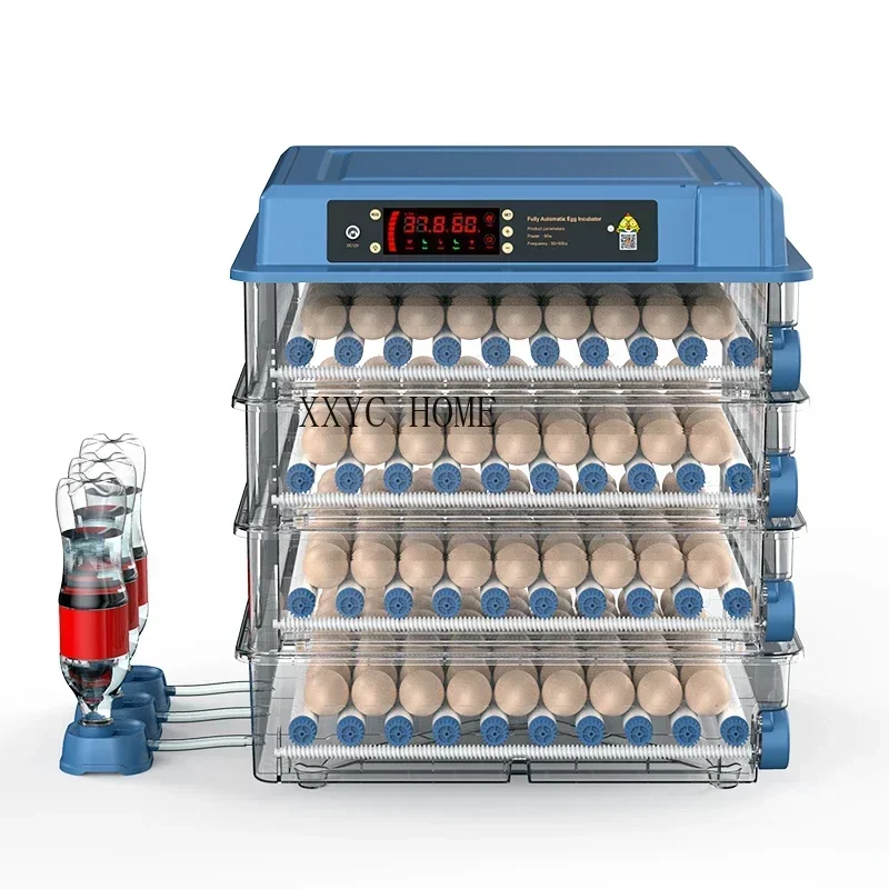 256 chicken egg incubator fully automatic poultry hatcher brooder farm machine