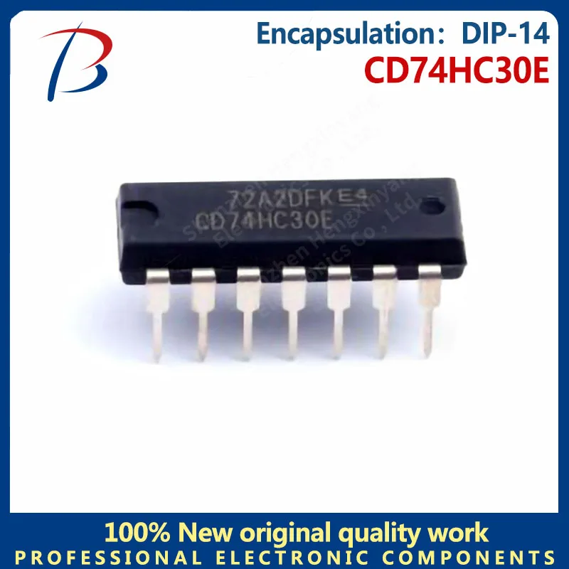 10PCS CD74HC30E package DIP-14 gate and inverter logic chip