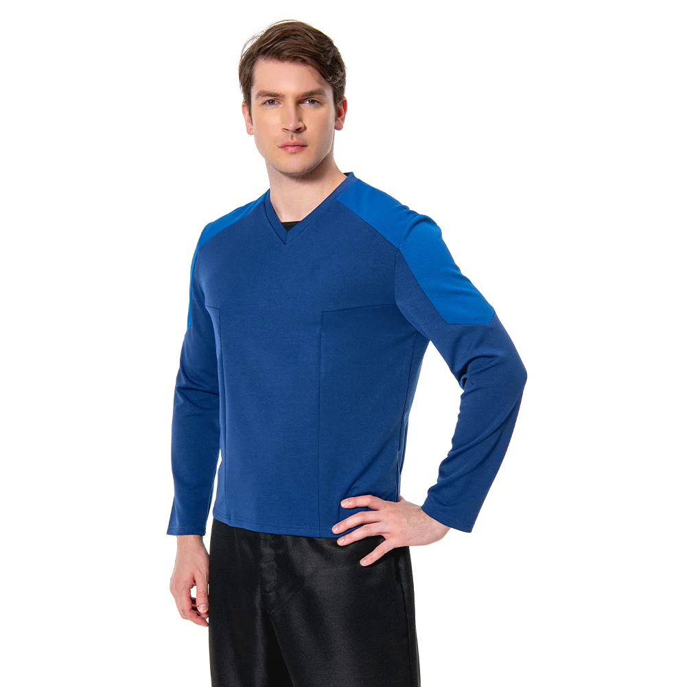 Christopher Pike Spock Cosplay Role Play TV Space Travel Costume Adult Men Roleplay Male Fantasy Fancy Dress Up Party Clothes