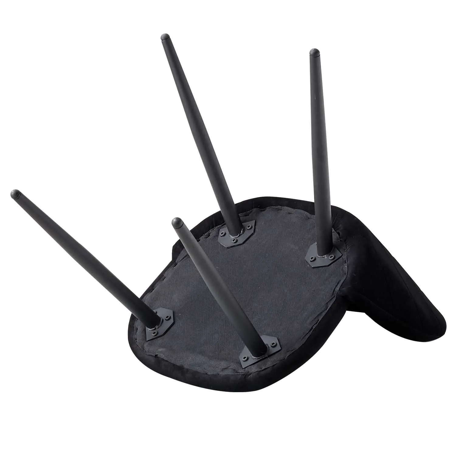 Un Set di 4 sedie da pranzo nordiche da cucina camera da letto comò in velluto Party sedie da pranzo di lusso moderne Design mobili per la casa unici