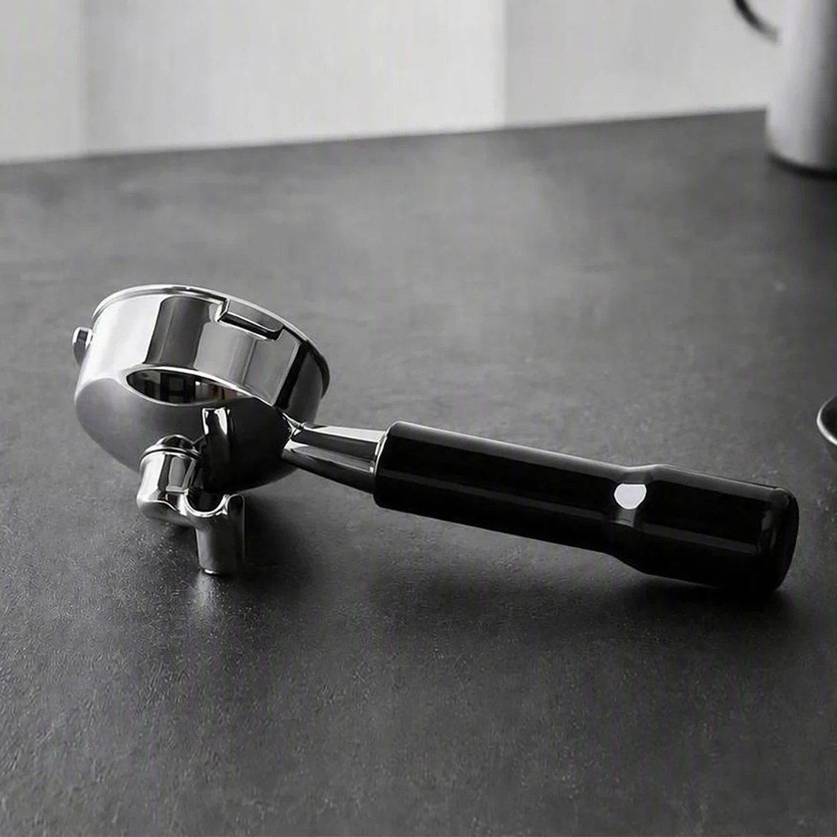 58mm Portafilter 3 Ears with Double Spout Compatible with Temp IQ/Casabrews 5700 Gense and Other 58mm Portafilter