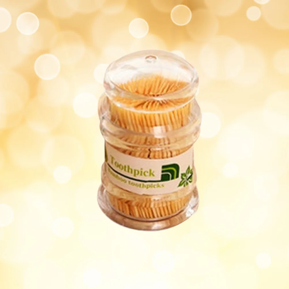 

Bamboo Toothpick Box Restaurant Toothpicks Food Home Pagoda Shape Holder