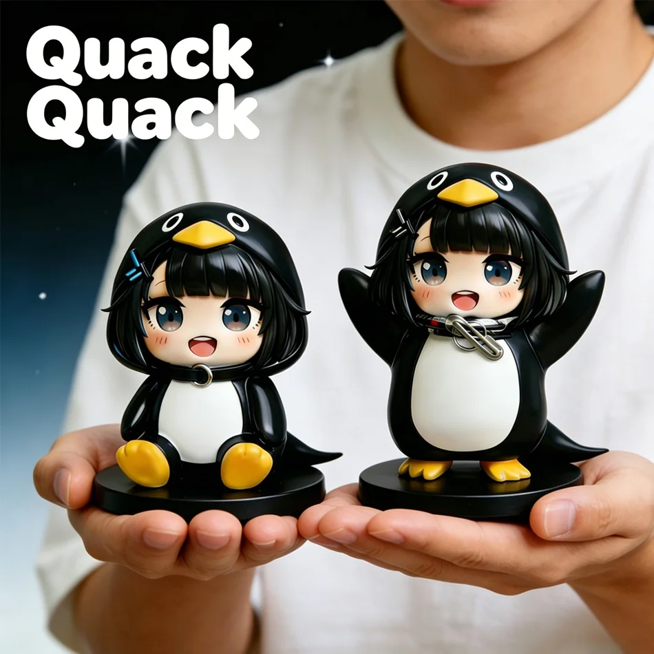 IN STOCK 8.5CM Arknights Endfield Pengmin Figures Pvc Little Cosplay Pengmin Model Anime Collection Desk Display Exhibit Gift