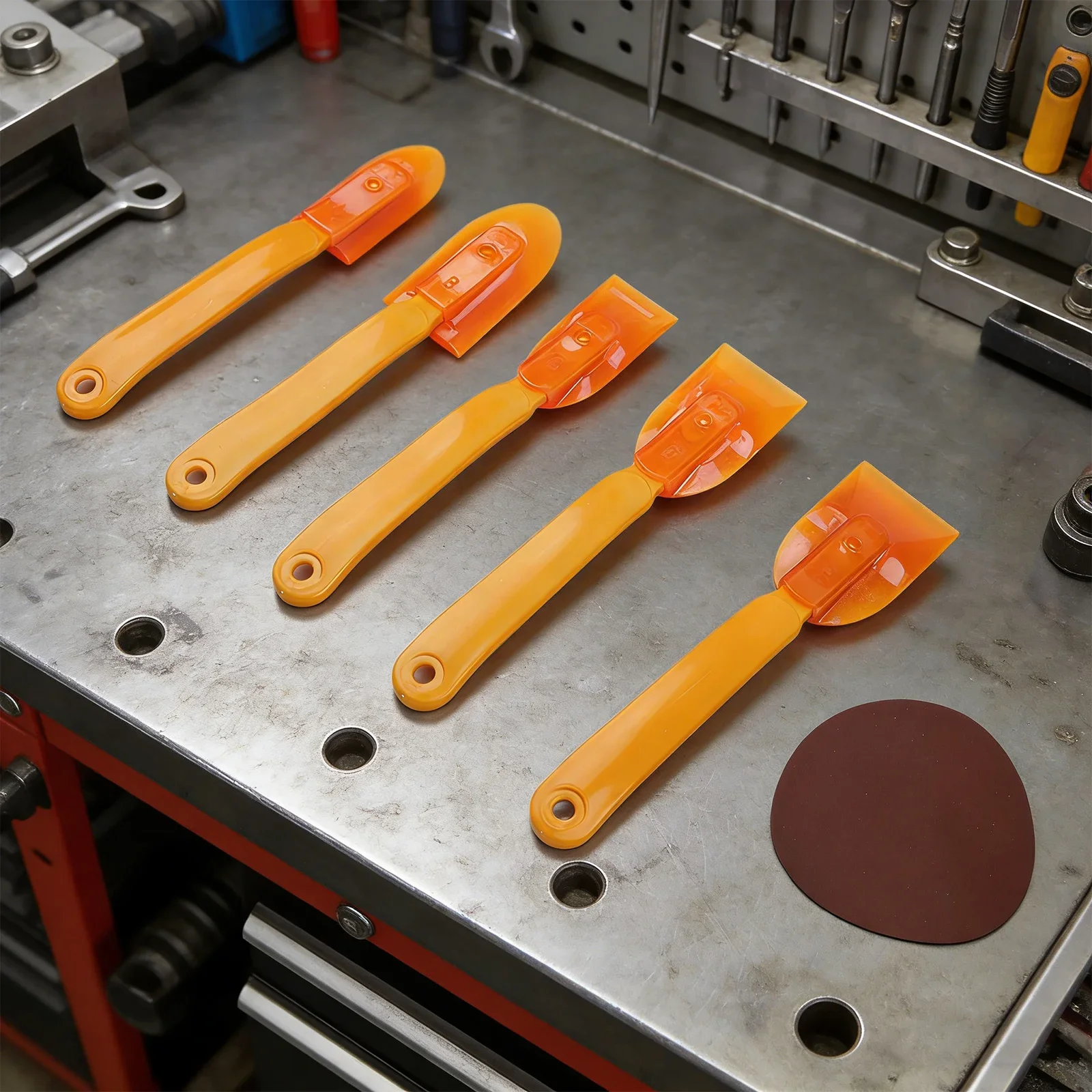 210mm Silicone Finishing Tool Scratch Resistant Caulk Scraper Scratch Resistant 5 Pack Tool Set Angled Spreader