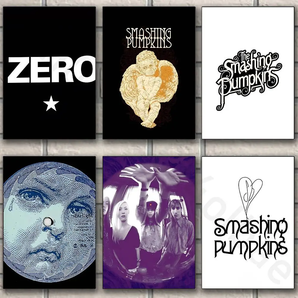 

S-Smashing Pumpkins Band Classic Poster Wall art print art suitable for living room bedroom bar parlor home decoration gift