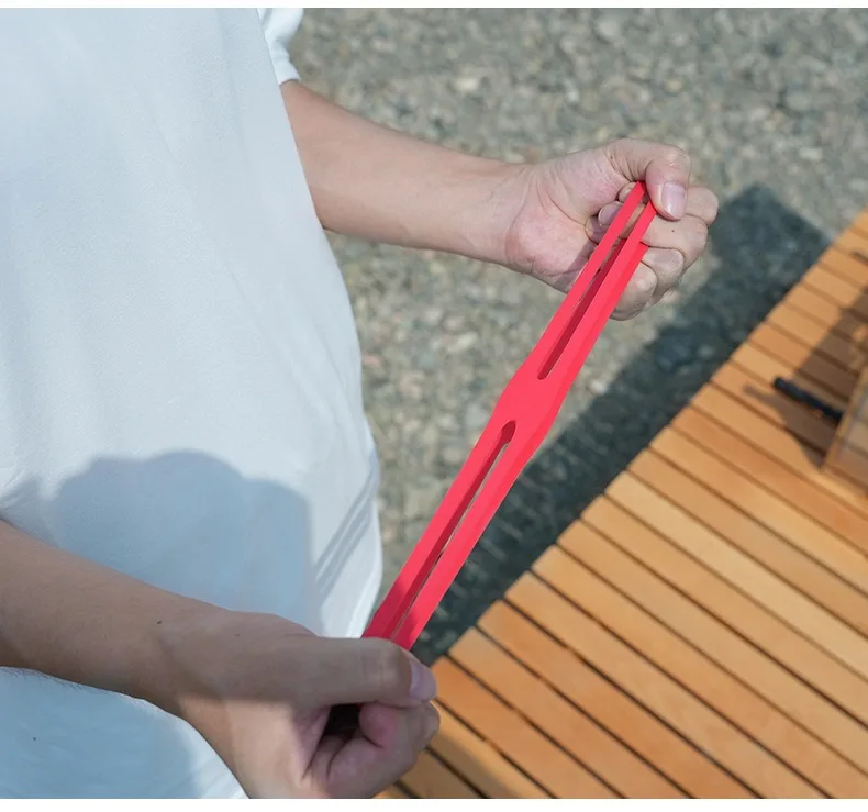 MuqiNush 5/10 Stück Silikon-H-Band-Gummibänder, hohe Elastizität, elastische Verpackungsbänder, vielseitig einsetzbar für Camping-Verpackungsgurt im Freien – Detail 2