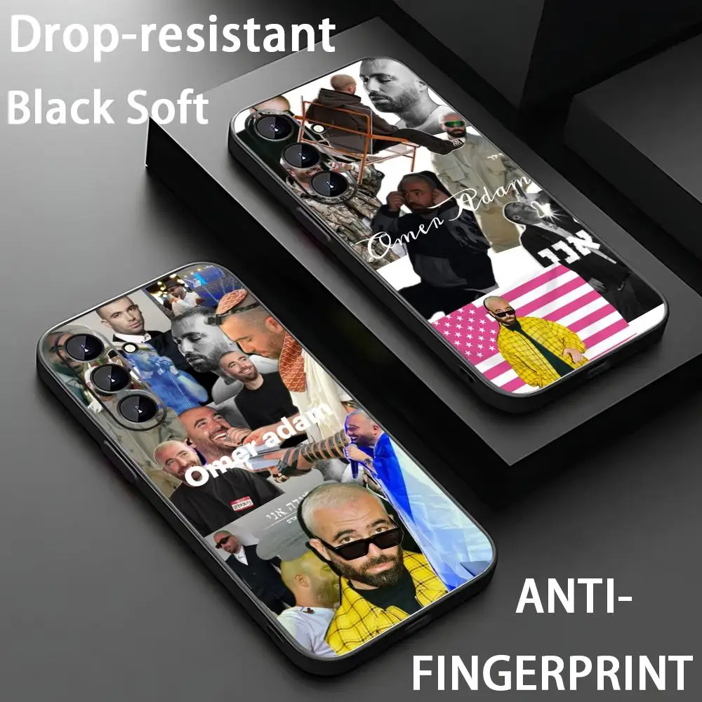 Omer Adam Phone Case For Samsung Galaxy S26 S25 S24 S23 S22 S21 Plus Ultra Fold A Soft Black