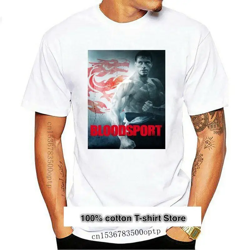 Bloodsport-Camiseta con póster de película de Jean Claude Van Damme, camisetas juveniles divertidas, ropa de abrigo, tops