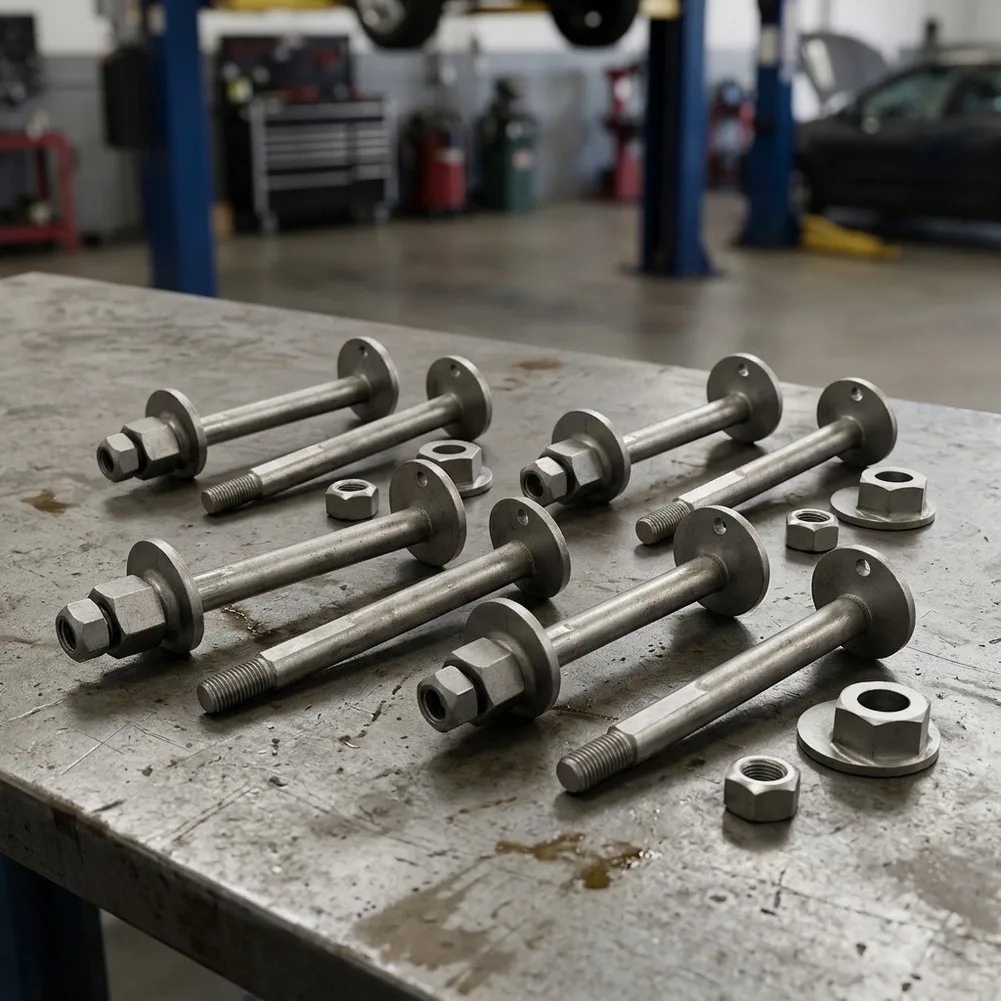 Metal Control Arm Bolts for Dodge For RAM Vehicles OEM Style 6508481AA 6508333AA 6508468AA 23x7x7cm Package Silver 2pcs