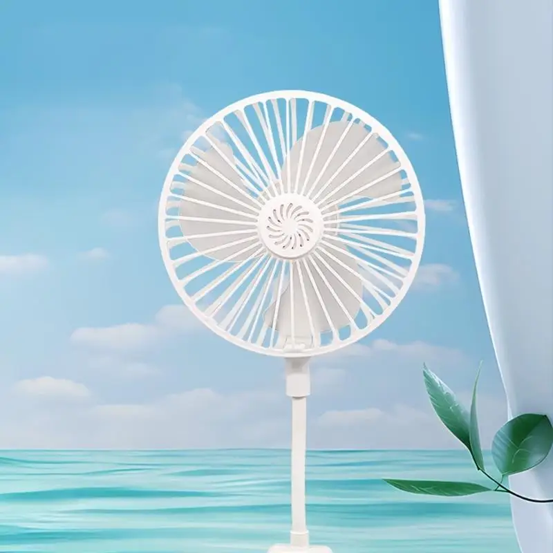 USB Fan Adjustable Angled Small Office Desk Fan Portable Summer Cooling Handheld Fan USB Fan for Travel Camping D2RC