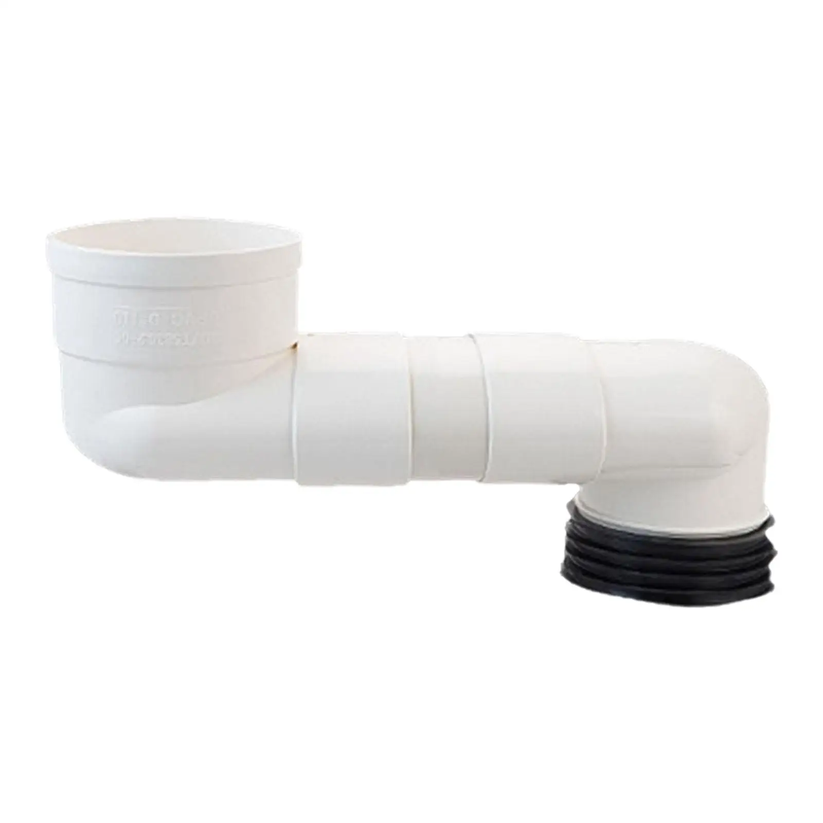 Offset Toilet Flange PVC Tube Extension Shifter Connector Part for Toilet Drainage System Upgrade