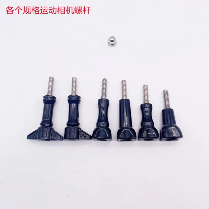 สกรูและน็อตสำหรับกล้องแอคชั่น GOPRO Hero 2 11 10 DJI Osmo Action 4 3 แบบติดตั้ง  แบบยาว แบบสั้น แบบตรง แบบงอ แบบตัว T แบบเดี่ยว M5 5x19 มม.