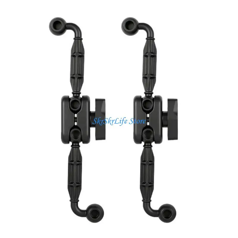 E65E 17Mm Ball Mount Joint Set, 2 Pack Holder Link with Adjust for Car Air Ventilation Phone Tablet and Suction Cup Mount