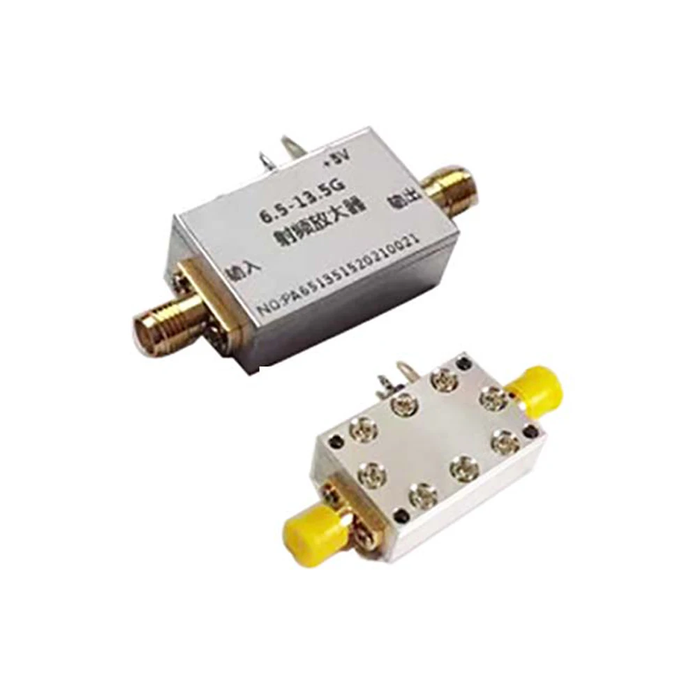 6.5G-13.5G RF Power Amplifier C-band X-band Amplification Broadband RF Microwave For Transmitter Receiver Signal HAM Radio