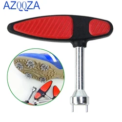 Golf Spike Wrench For Golf Cleats Remove Ripper Install Tool Portable Three Position Ratchet Spike Wrench Non-Slip Hand Tool
