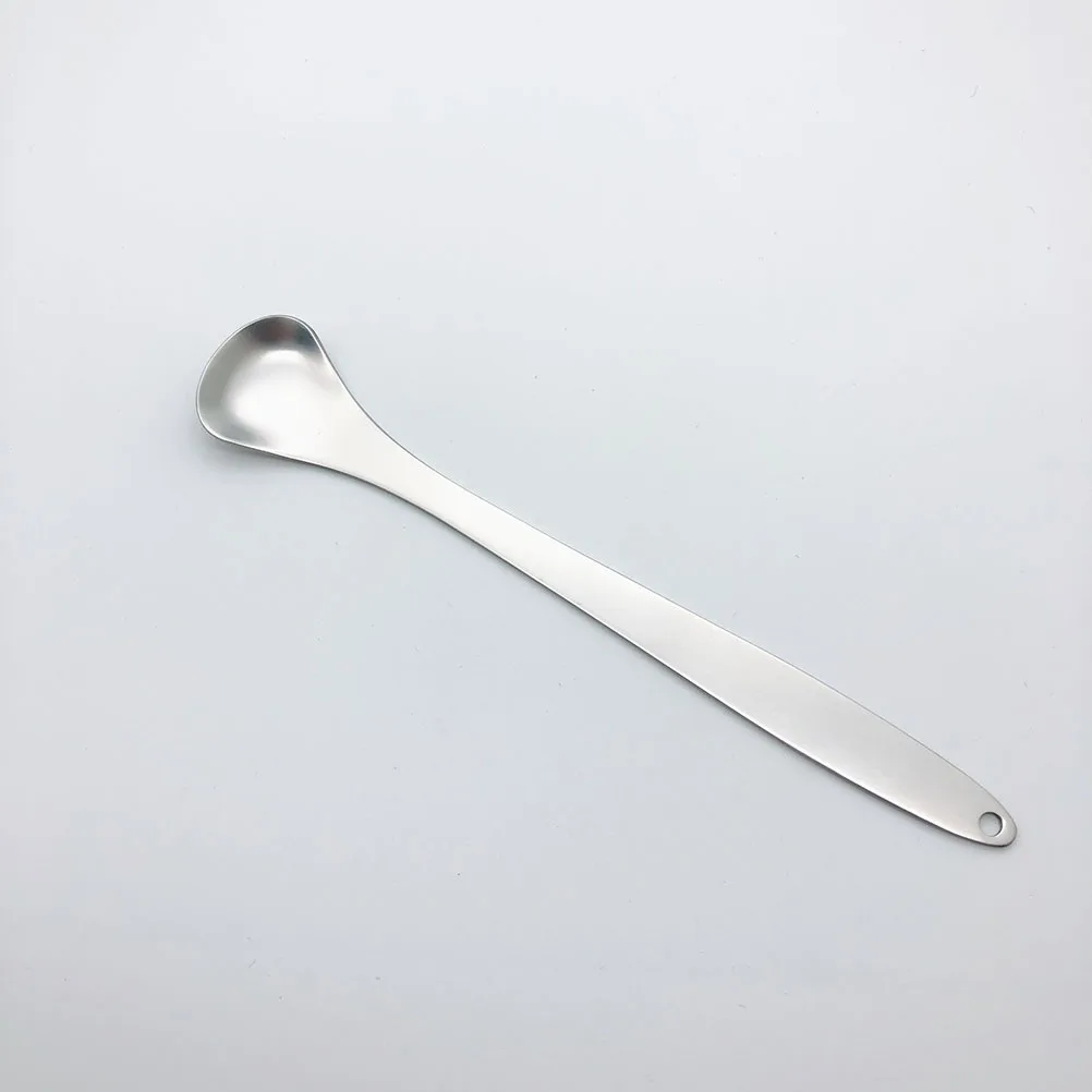 مكشطة لسان قابلة لإعادة الاستخدام مع نمط ملعقة منظف لسان من الفولاذ المقاوم للصدأ للبالغين يزيل البكتيريا المتبقية ينعش #4