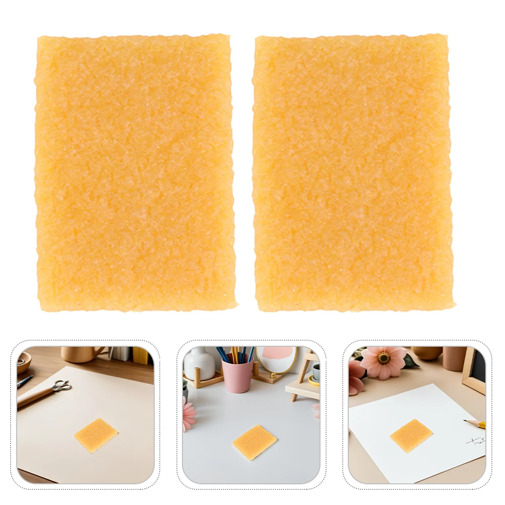 

12pcs Rubber Cement Eraser Glue and Residue Eraser Rubber Cement Cleaner for Removing Adhesive Cleaning for Residues Yellow