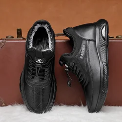 Black Brown Warm Winter Male Shoes Original Deals High Quality Vintage Men's Boots Offer In Promotion New Low Price Comfortable